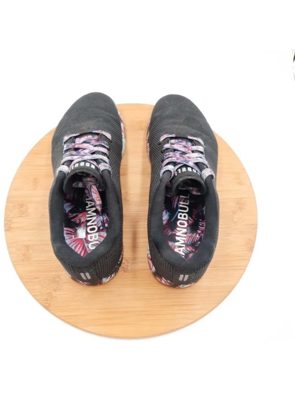 Nobull Outwork Womens Size 9.5 Shoes Midnight Palm Gym Workout Training Sneakers